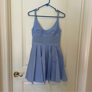Alexander Wang Blue Fit and Flare Mini Dress, NWT size 4